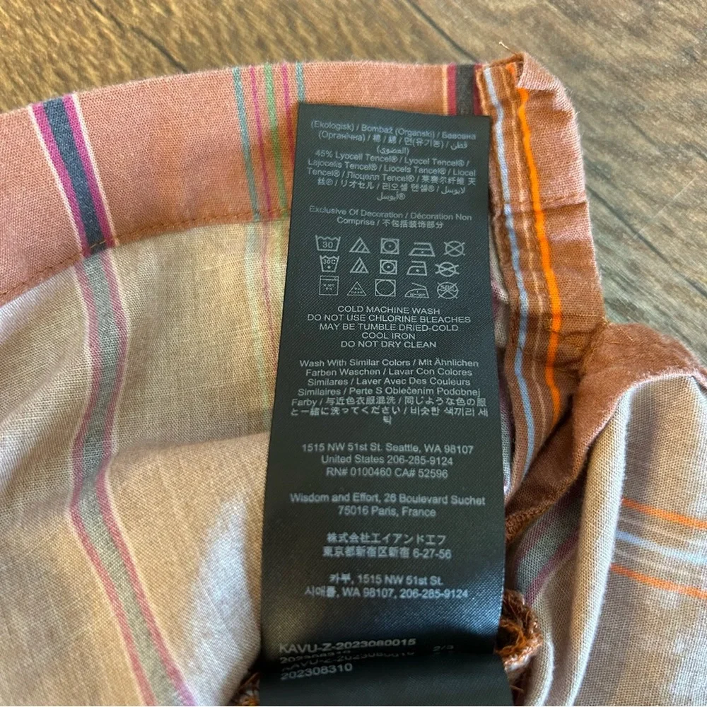 Kavu Denny Shirt in Coffee Color Large - Picture 8 of 8